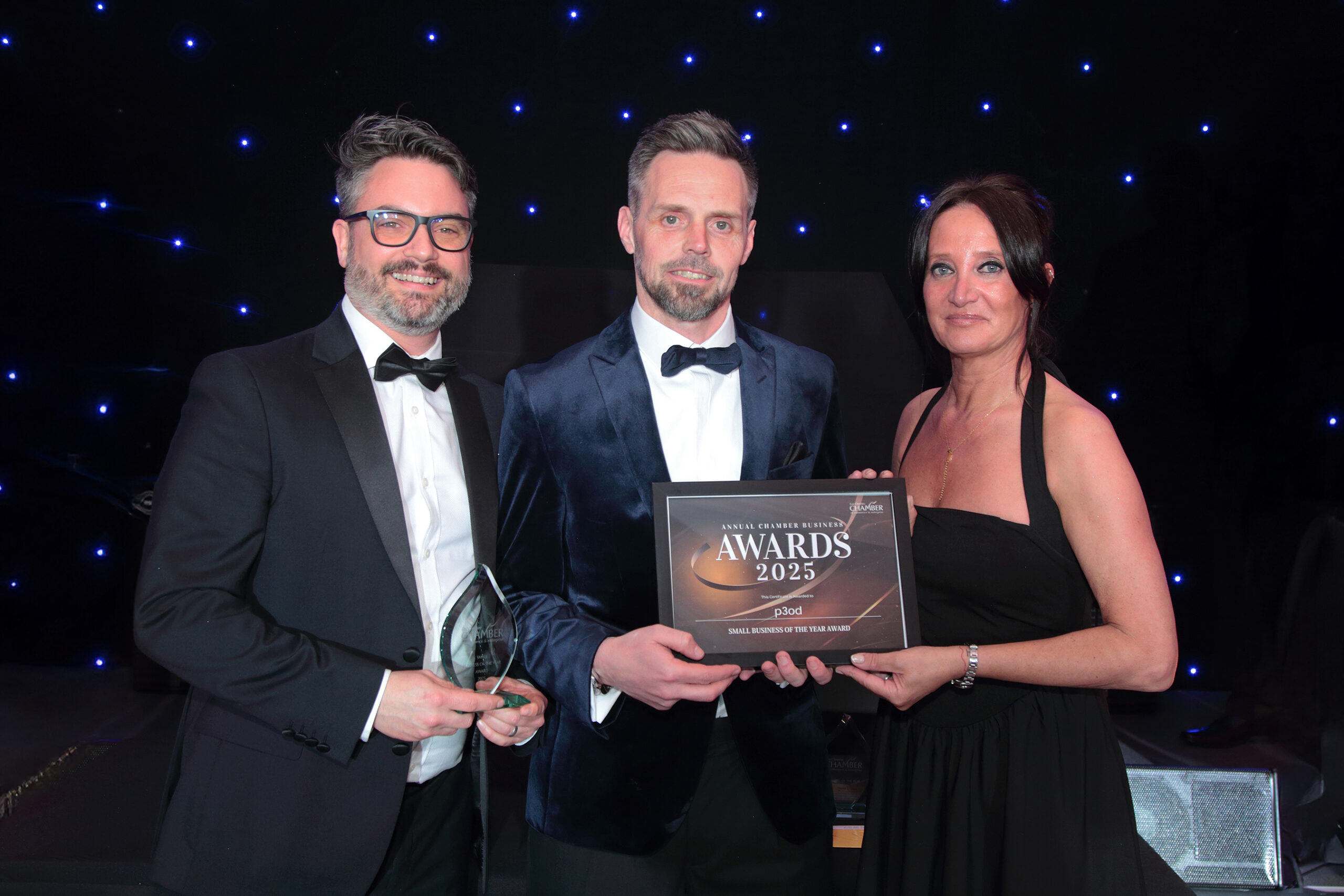 p3od Named “Small Business of the Year” at 2025 East Cheshire Business Awards 
